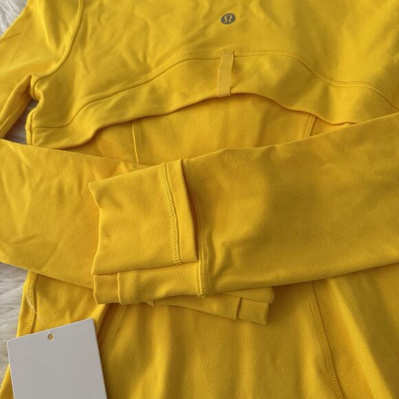 Lululemon Define Jacket Luon Maize Yellow Women’s Size 2 Full Zip Yoga Gym NWT - Picture 10 of 10